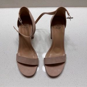 size 7 light pink block heel